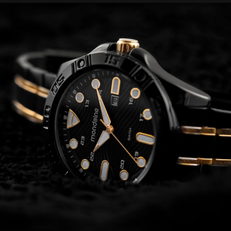 mondaine-bicolor-diver-preto
