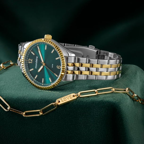 mondaine-bicolor-verde